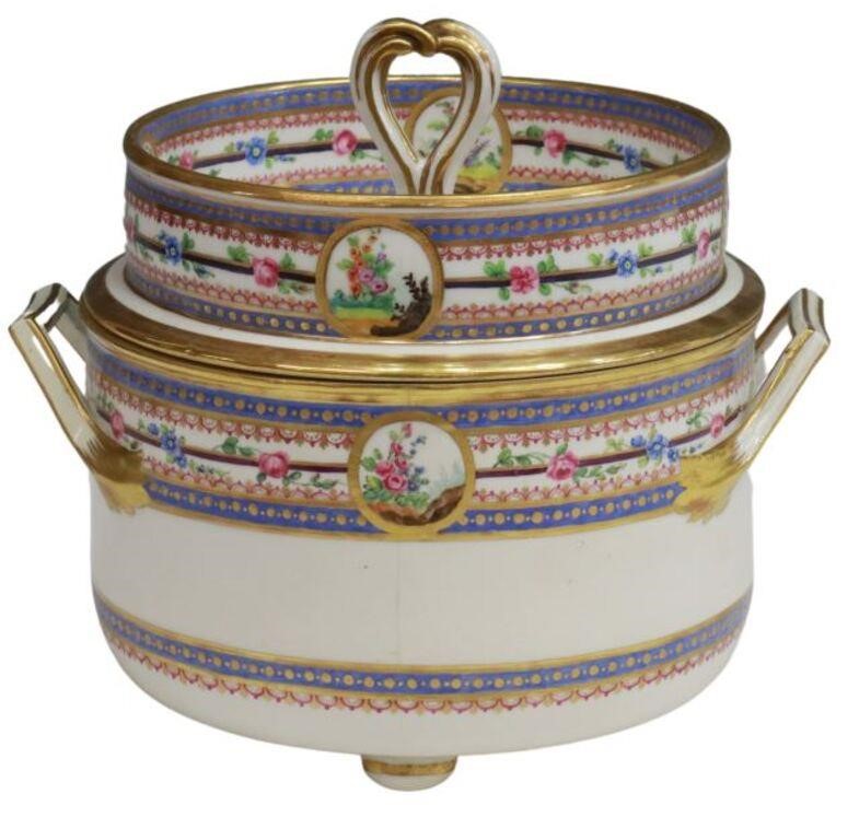 SEVRES STYLE PORCELAIN ICE PAIL