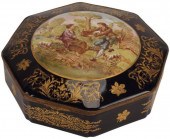 SEVRES STYLE PORCELAIN OCTAGON