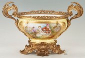 SEVRES STYLE PORCELAIN & ORMOL