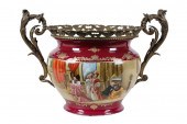 SEVRES STYLE PORCELAIN PLANTER