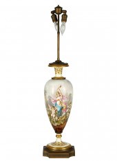 SEVRES-STYLE PORCELAIN VASEhan