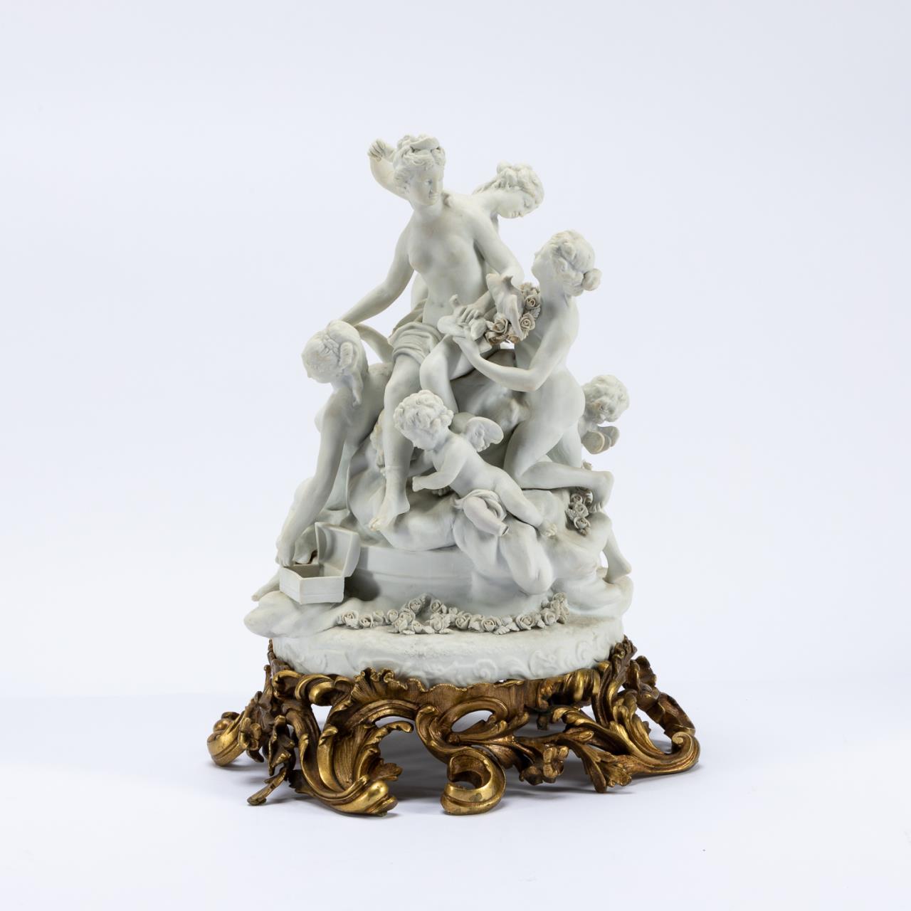 SEVRES, "TOILET OF VENUS", BISQUE