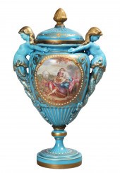 Sevres type French porcelain m