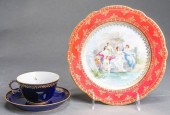 SEVRES TYPE GILT DECORATED COB