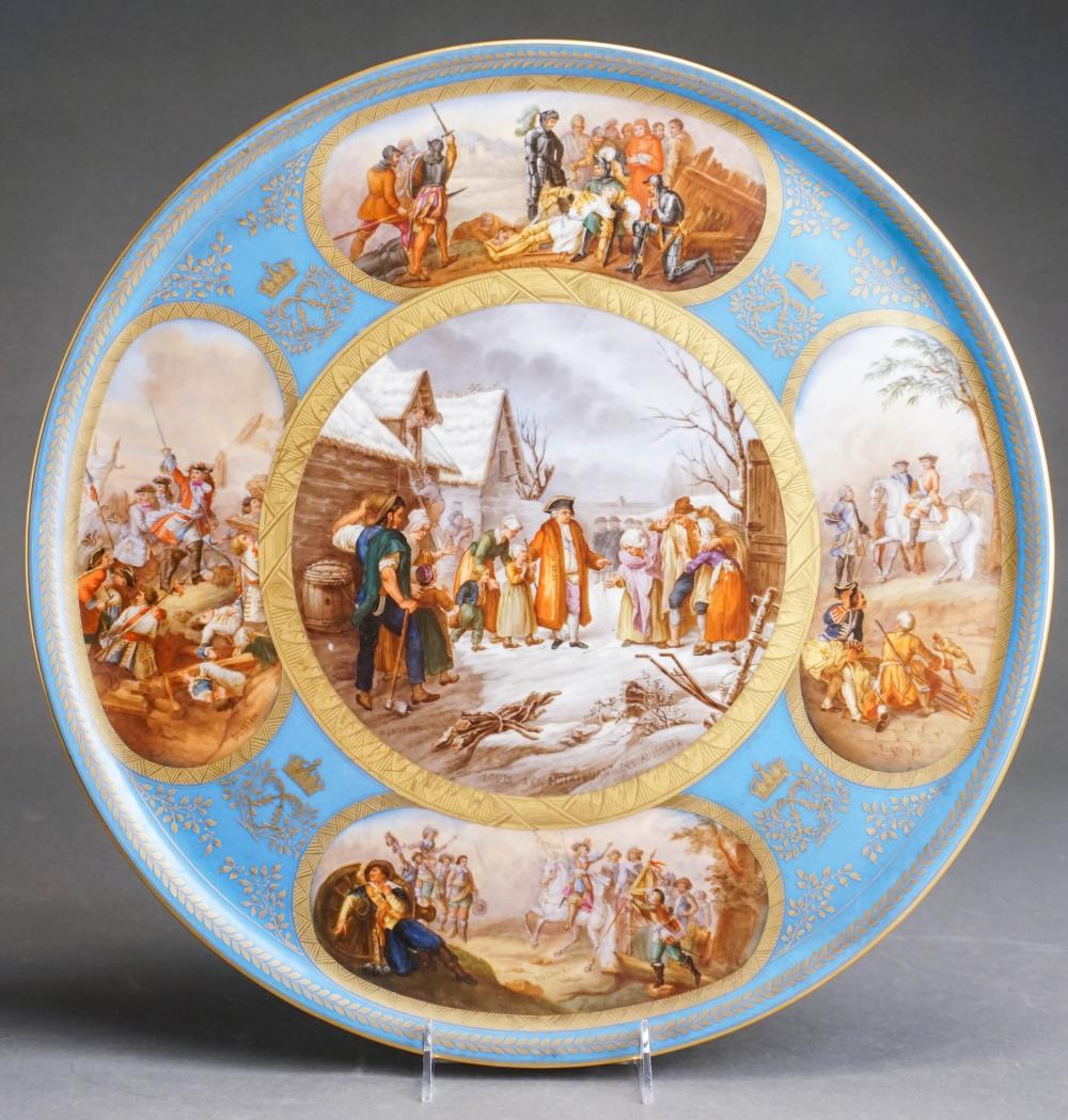 SEVRES-TYPE NAPOLEONIC GILT