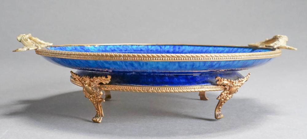 SEVRES-TYPE ORMOLU MOUNTED COBALT