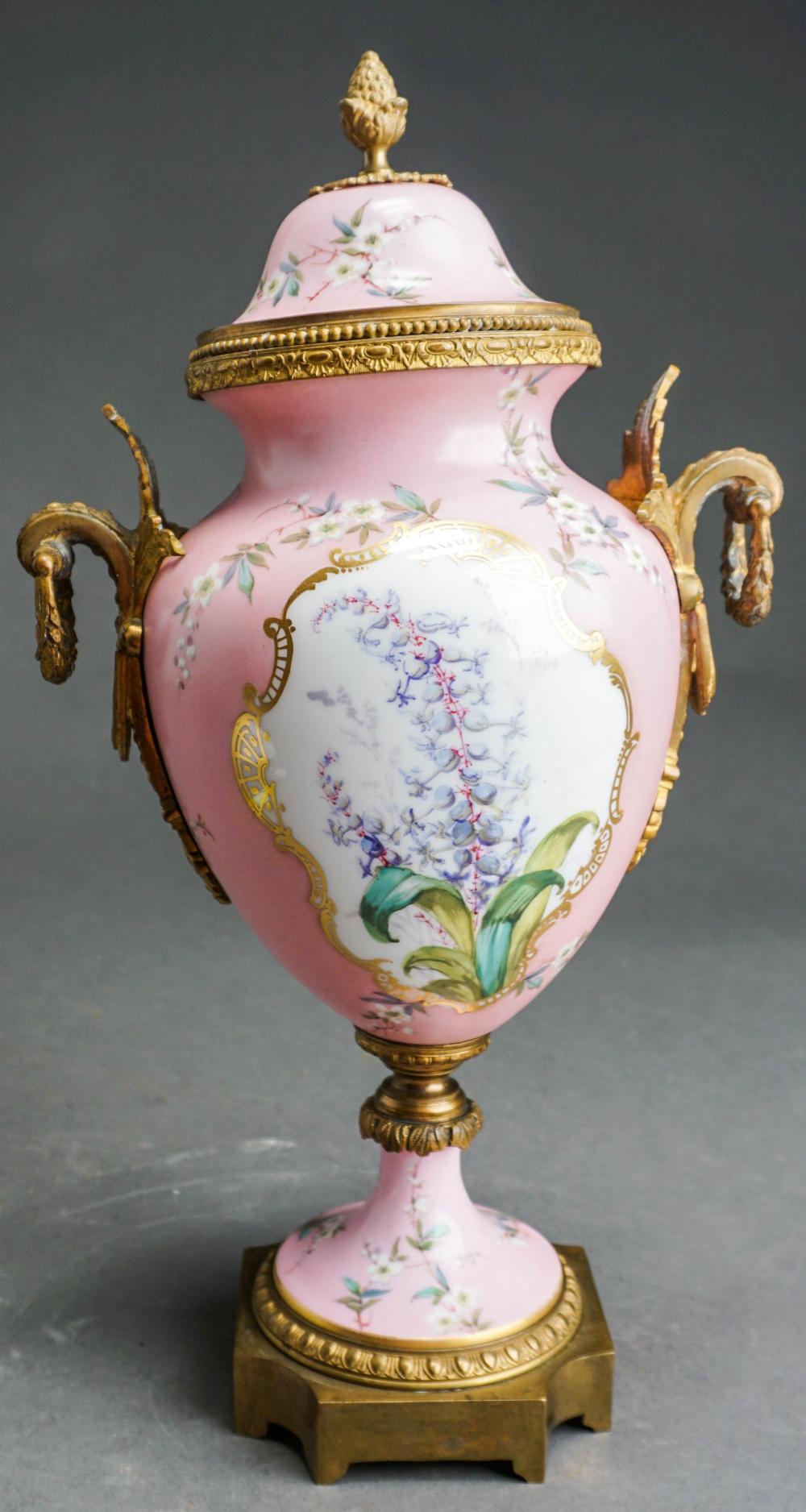 SEVRES TYPE ORMOLU MOUNTED