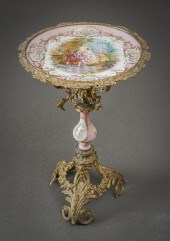 SèVRES-TYPE ORMOLU MOUNTED POR