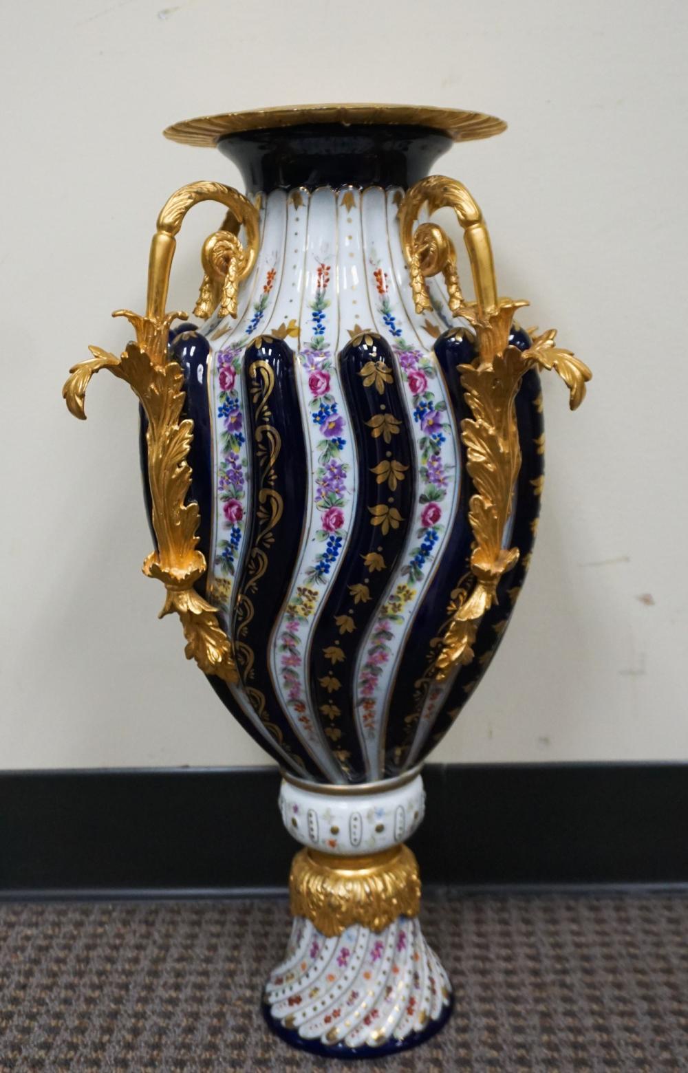 SEVRES TYPE PORCELAIN AND ORMOLU