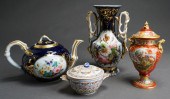 SèVRES-TYPE PORCELAIN COVERED