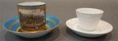 SEVRES TYPE PORCELAIN DEMITASS
