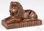 SEWER TILE LION, EARLY 20TH C.