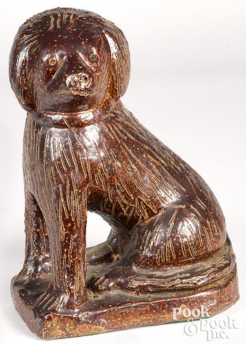 SEWER TILE SPANIEL, CA. 1900Sewer