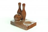 SEWERTILE BOWLING PIN TRAY.  O