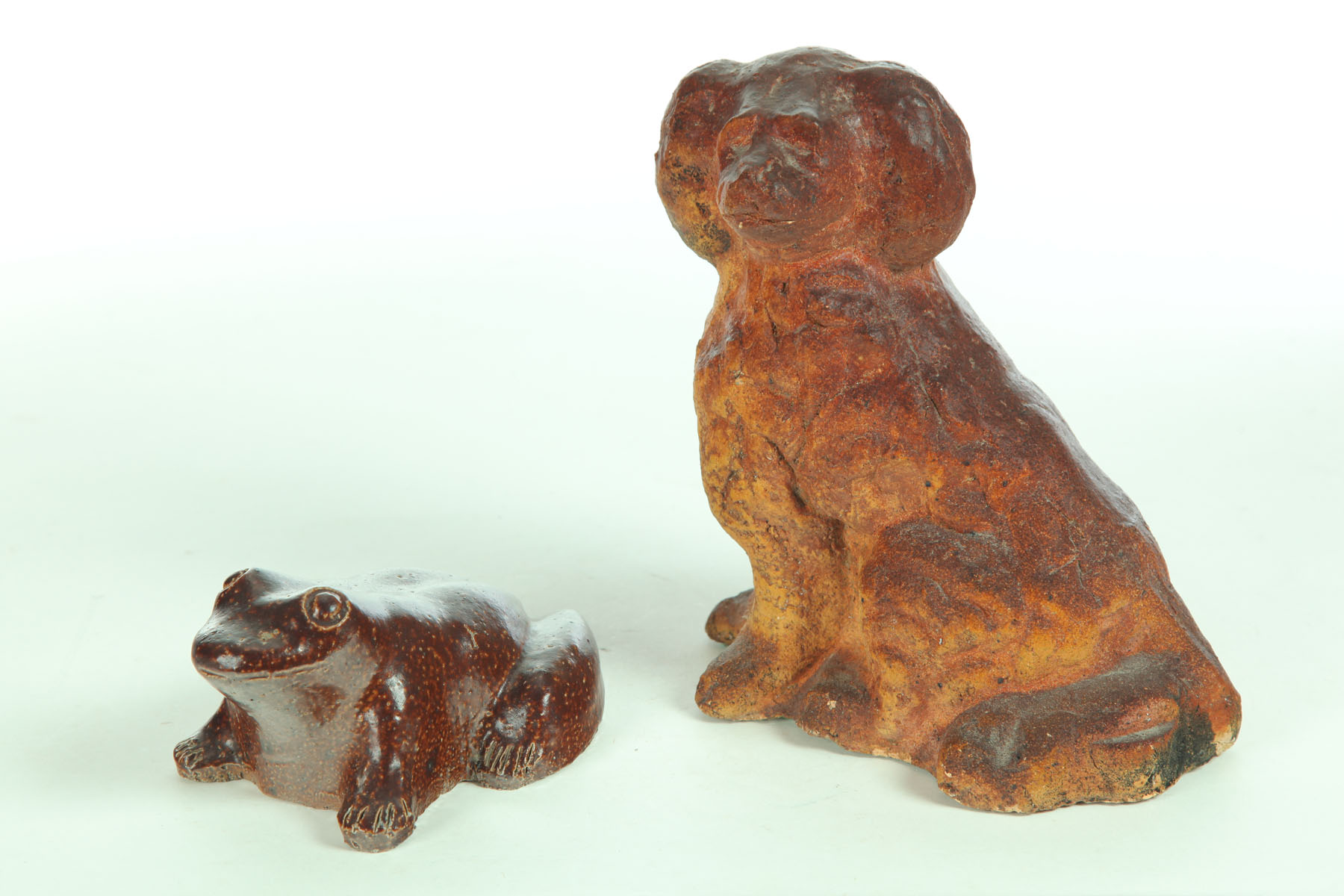 SEWERTILE DOG AND FROG.  Ohio 
