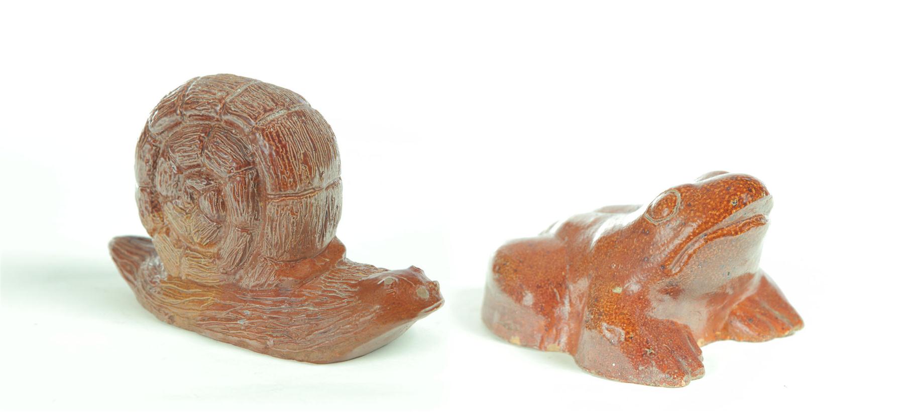 SEWERTILE FROG AND SNAIL.  Ohio 