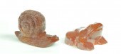 SEWERTILE FROG AND SNAIL.  Ohi