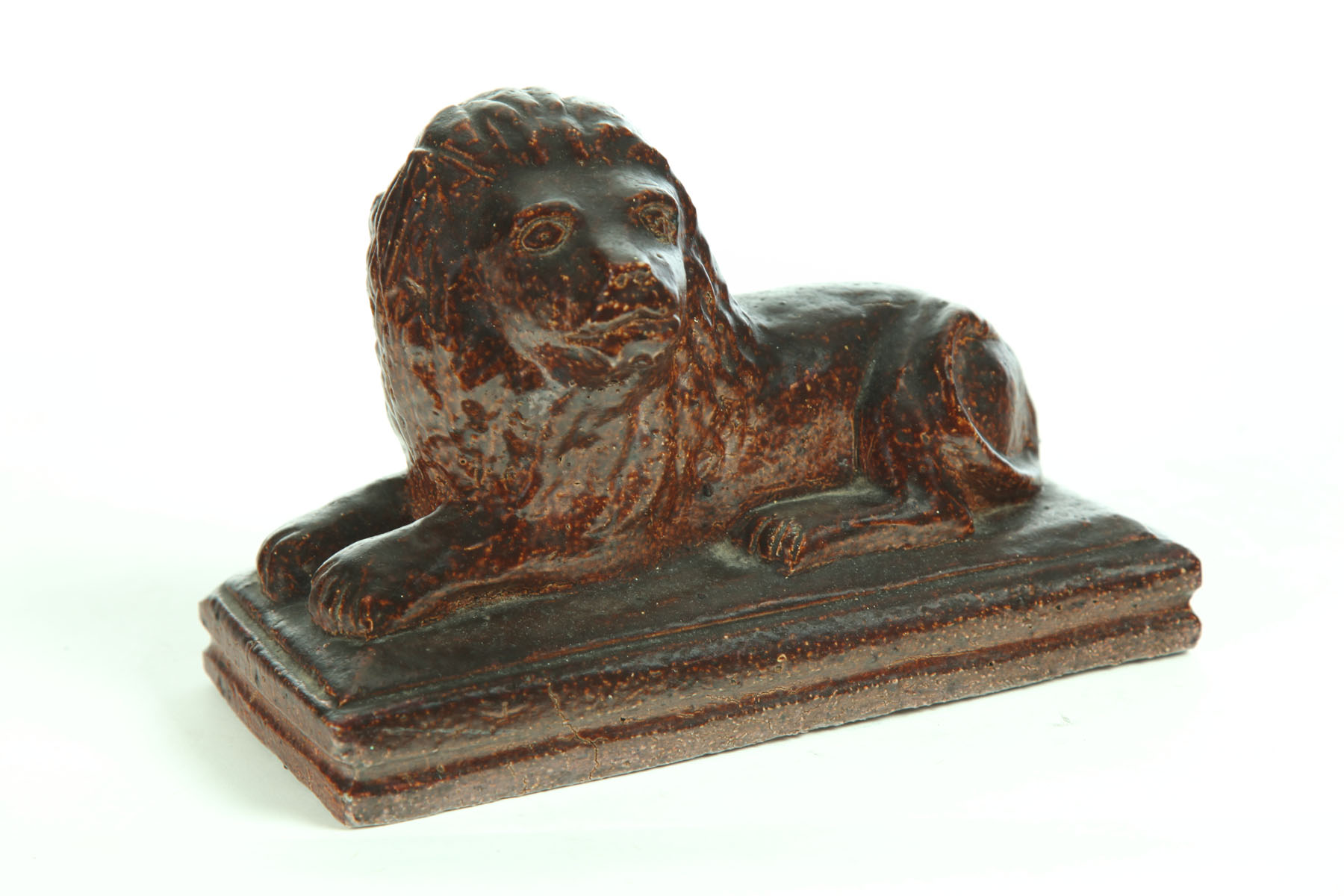 SEWERTILE LION.  Ohio  early 20th