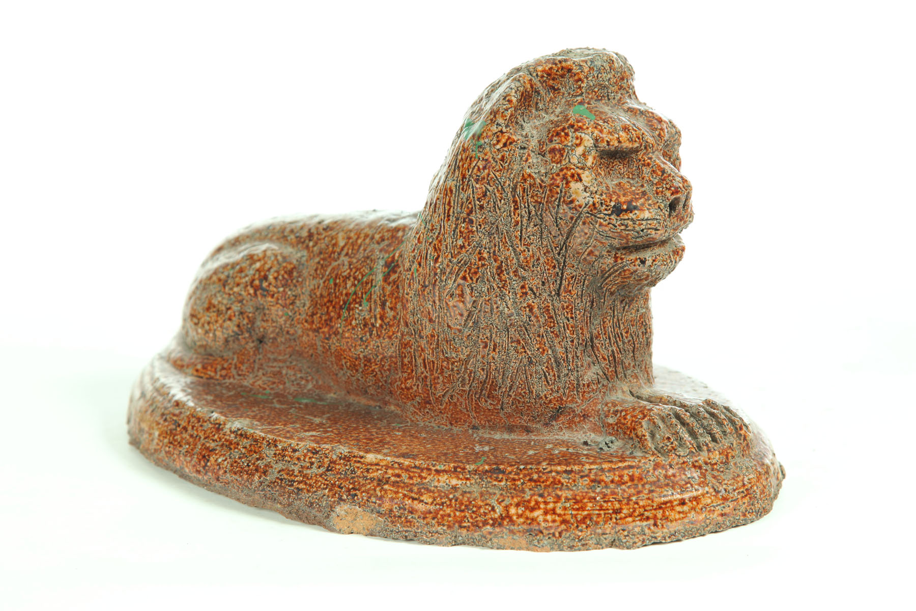SEWERTILE LION.  Ohio  early 20th
