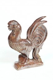 SEWERTILE ROOSTER.  Attributed