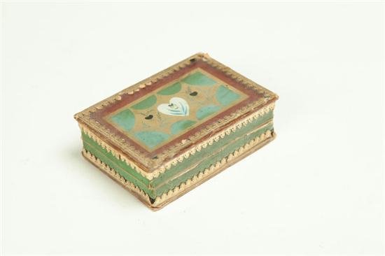 SEWING BOX.  American  2nd