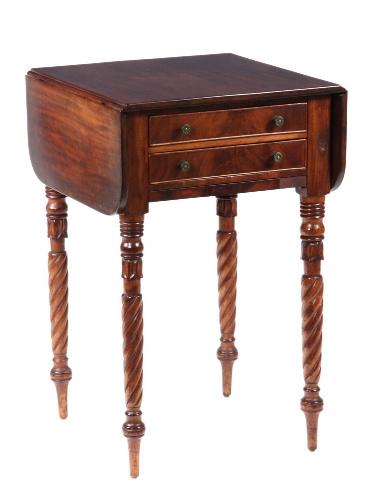 SEWING STAND - Sheraton period