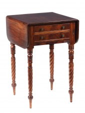 SEWING STAND - Sheraton period