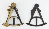 SEXTANT AND A WOODEN FRAME BOT
