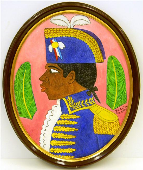 Seymour E. Bottex  oval oil on