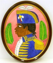 Seymour E. Bottex  oval oil on