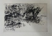 SEYMOUR HORTON? LANDSCAPE ETCH