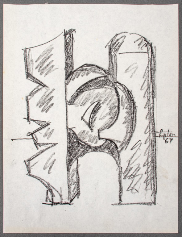 SEYMOUR LIPTON SCULPTURE STUDY
