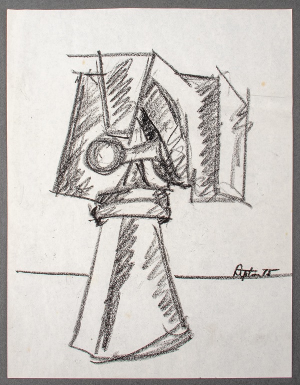 SEYMOUR LIPTON SCULPTURE STUDY
