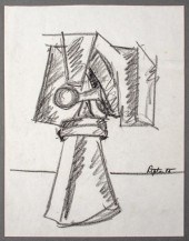 SEYMOUR LIPTON SCULPTURE STUDY