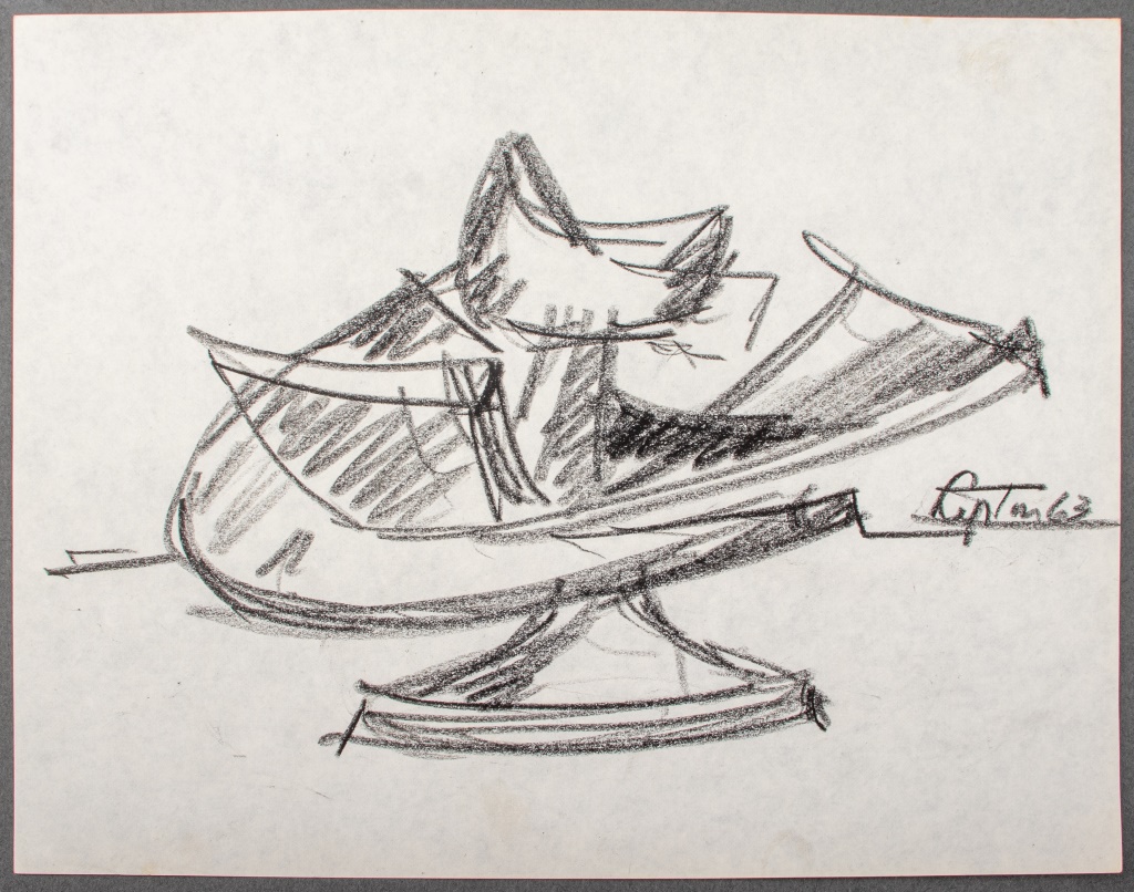 SEYMOUR LIPTON SCULPTURE STUDY