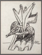 SEYMOUR LIPTON SCULPTURE STUDY