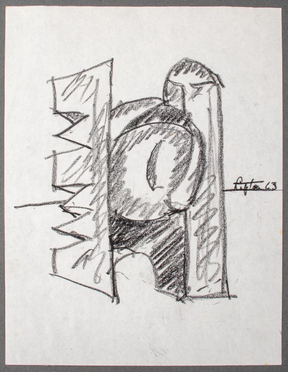 SEYMOUR LIPTON SCULPTURE STUDY