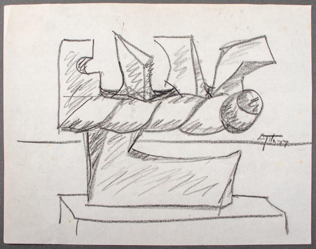 SEYMOUR LIPTON SCULPTURE STUDY