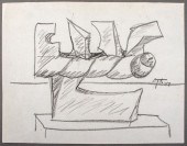 SEYMOUR LIPTON SCULPTURE STUDY