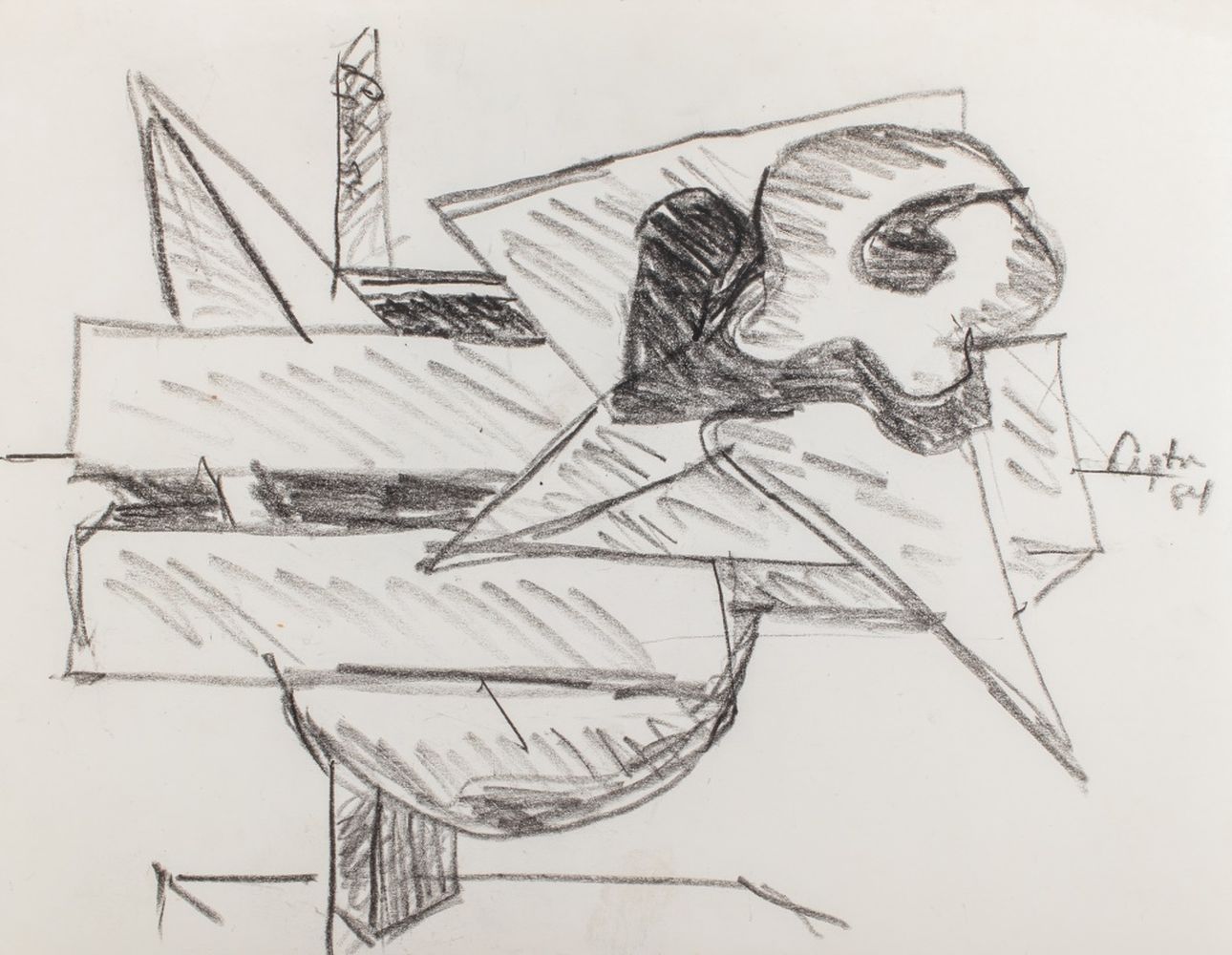 SEYMOUR LIPTON SCULPTURE STUDY