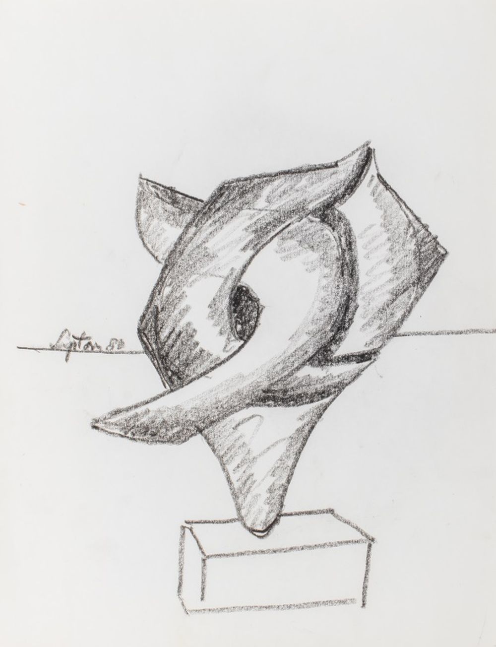 SEYMOUR LIPTON SCULPTURE STUDY