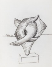 SEYMOUR LIPTON SCULPTURE STUDY