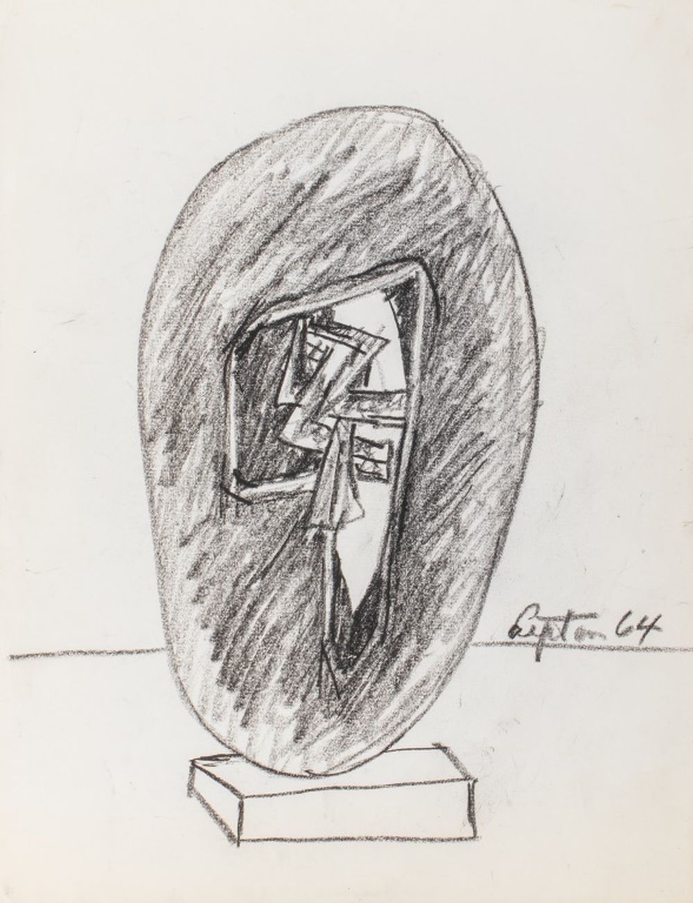 SEYMOUR LIPTON SCULPTURE STUDY