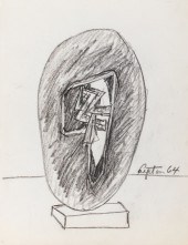 SEYMOUR LIPTON SCULPTURE STUDY