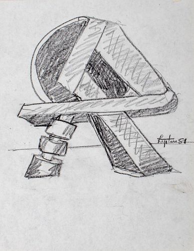 SEYMOUR LIPTON SCULPTURE STUDY