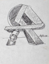 SEYMOUR LIPTON SCULPTURE STUDY