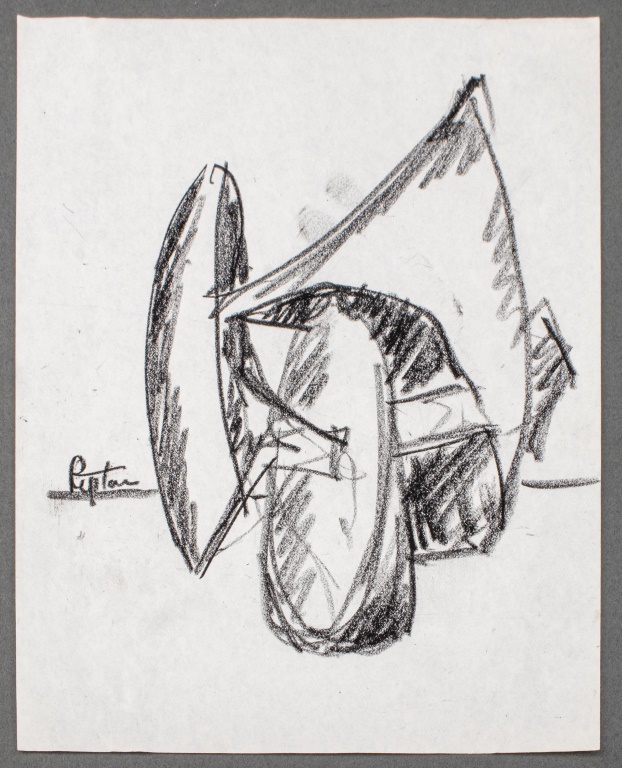 SEYMOUR LIPTON SCULPTURE STUDY