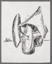 SEYMOUR LIPTON SCULPTURE STUDY