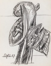 SEYMOUR LIPTON SCULPTURE STUDY