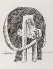 SEYMOUR LIPTON SCULPTURE STUDY